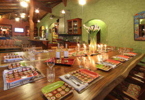Casa de Las Brisas dining table