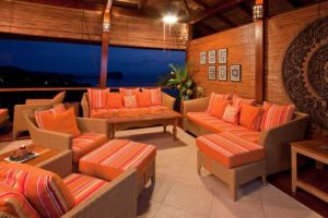 Casa Dolce Vita open air living room with amazing ocean views