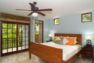 Casa Vista Azul guest room with king size bed