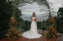 Wedding portrait and professional photographers and videographers for an ocean view wedding in Costa Rica